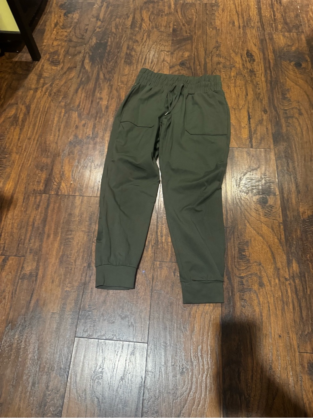 Mondetta Olive Green Jogger Pants with Patch Pockets